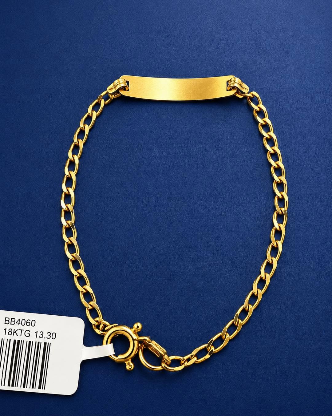 18KT Gold ID Bracelet – Was $1550, Now Only $799 at CashWiz Warrens