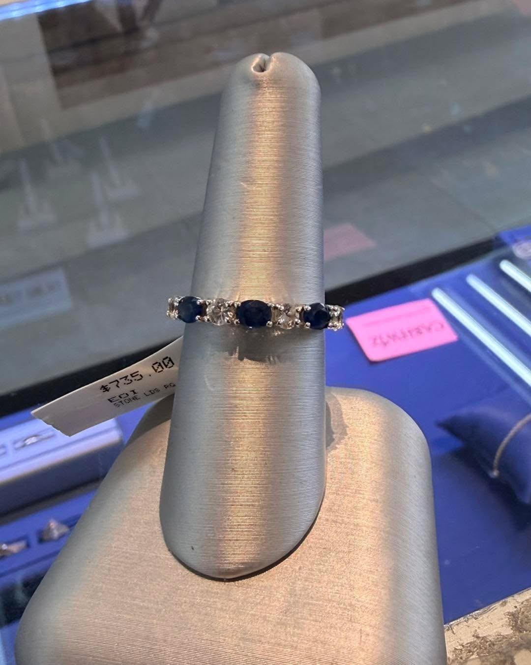 14KT Gold Sapphire & Diamond Ring – Was $735, Now $662