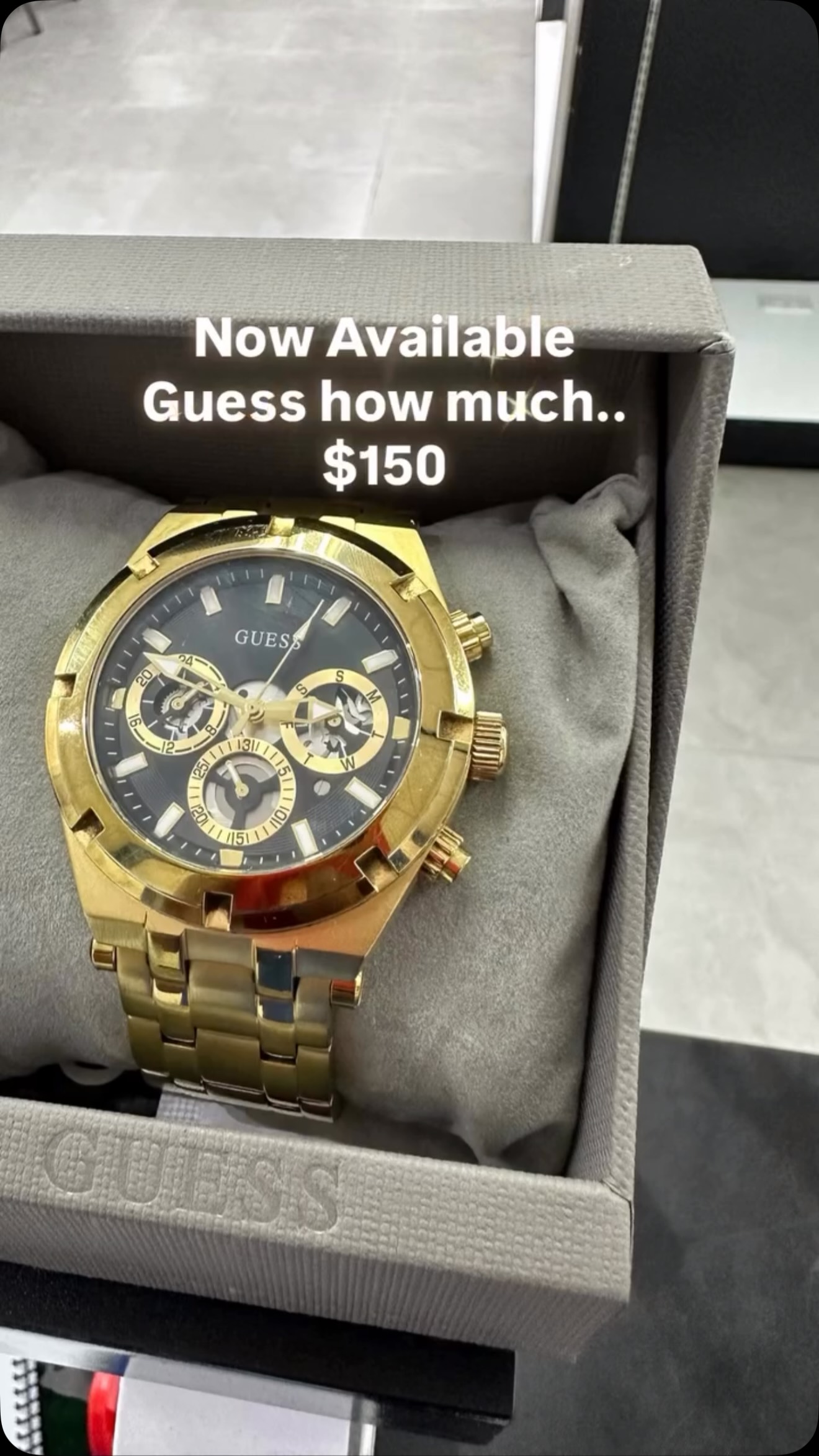 Guess Watch Now Available – Only $150 with $15 Deposit to Secure