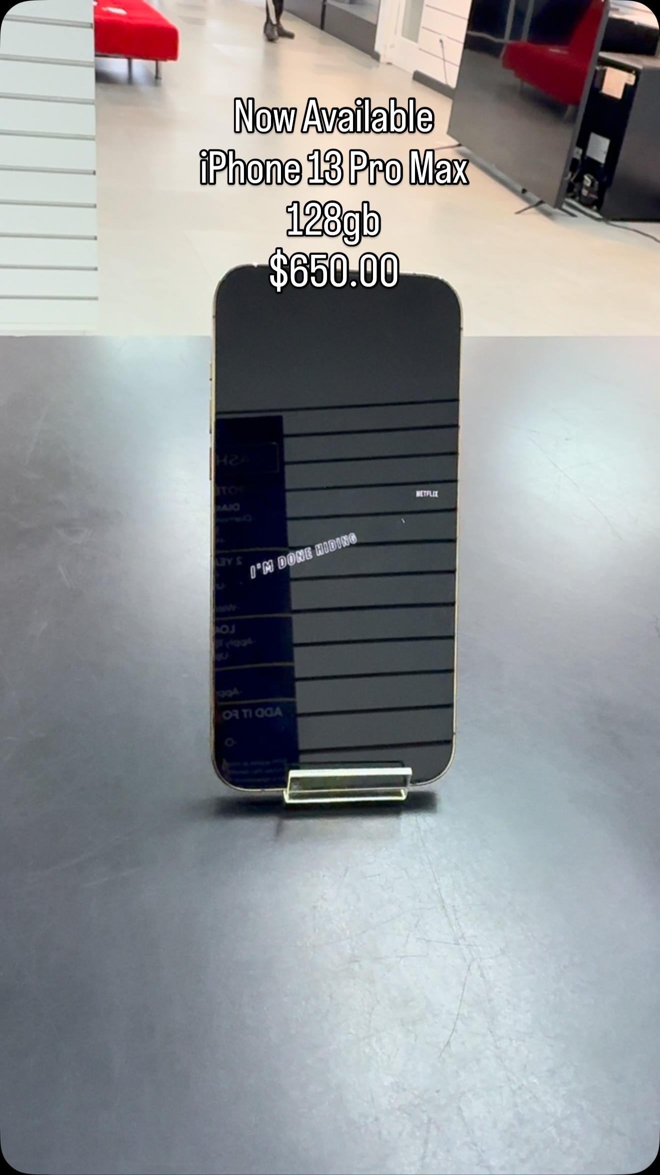 iPhone 13 Pro Max 128GB Gold – Only $650 at CashWiz Warrens