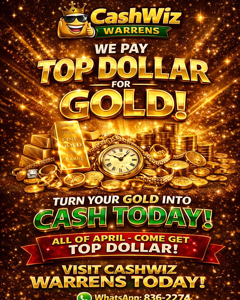 CashWiz Warrens – Top Dollar for Gold All of April