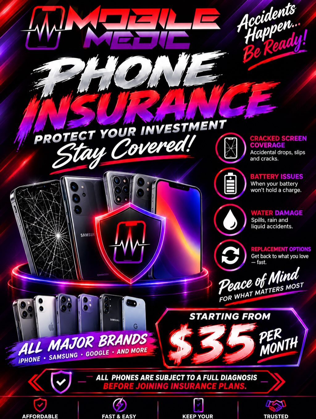 Mobile Medic Phone Insurance – From $35/Month