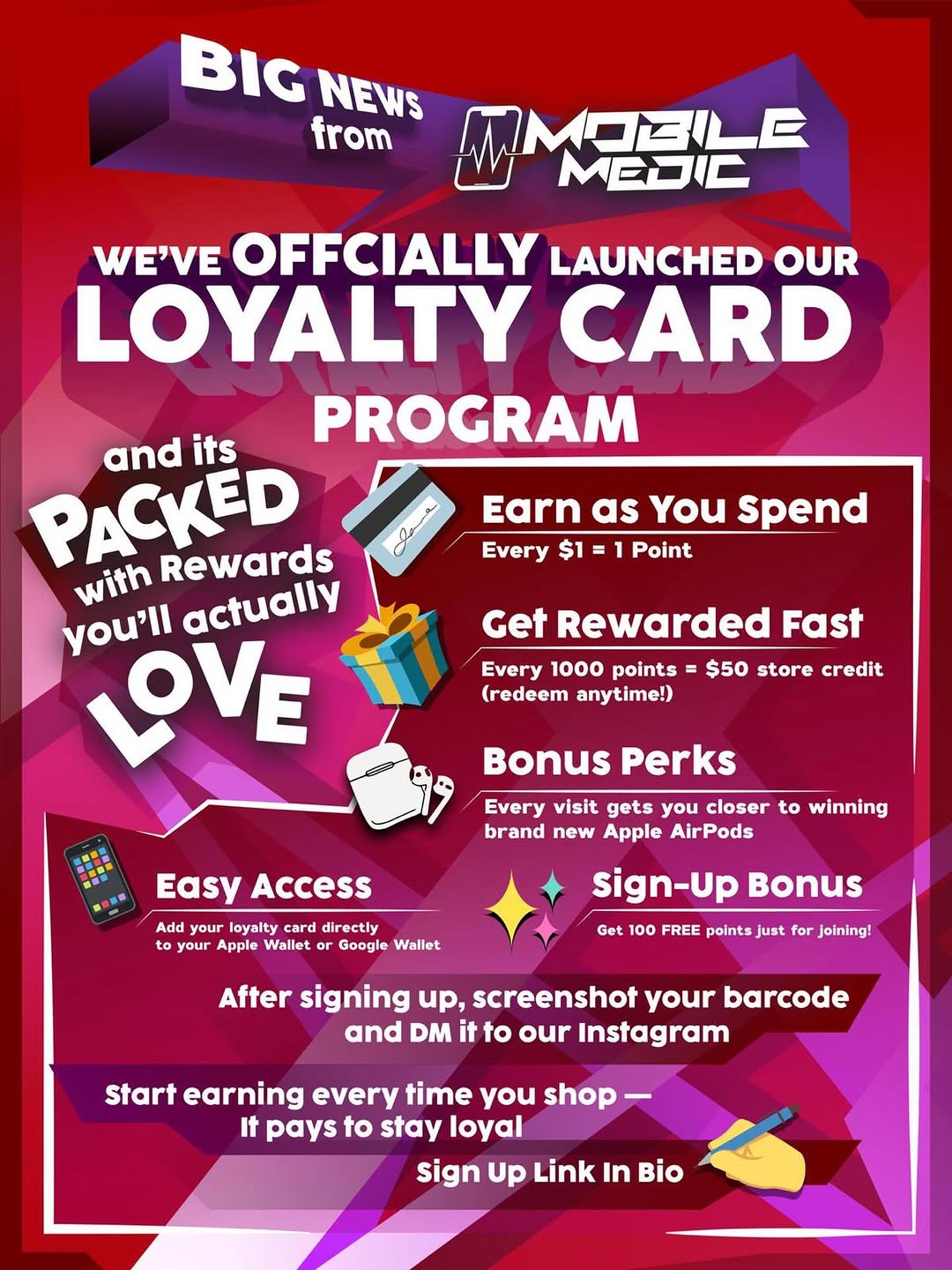 Mobile Medic Barbados Loyalty Card Program Launch