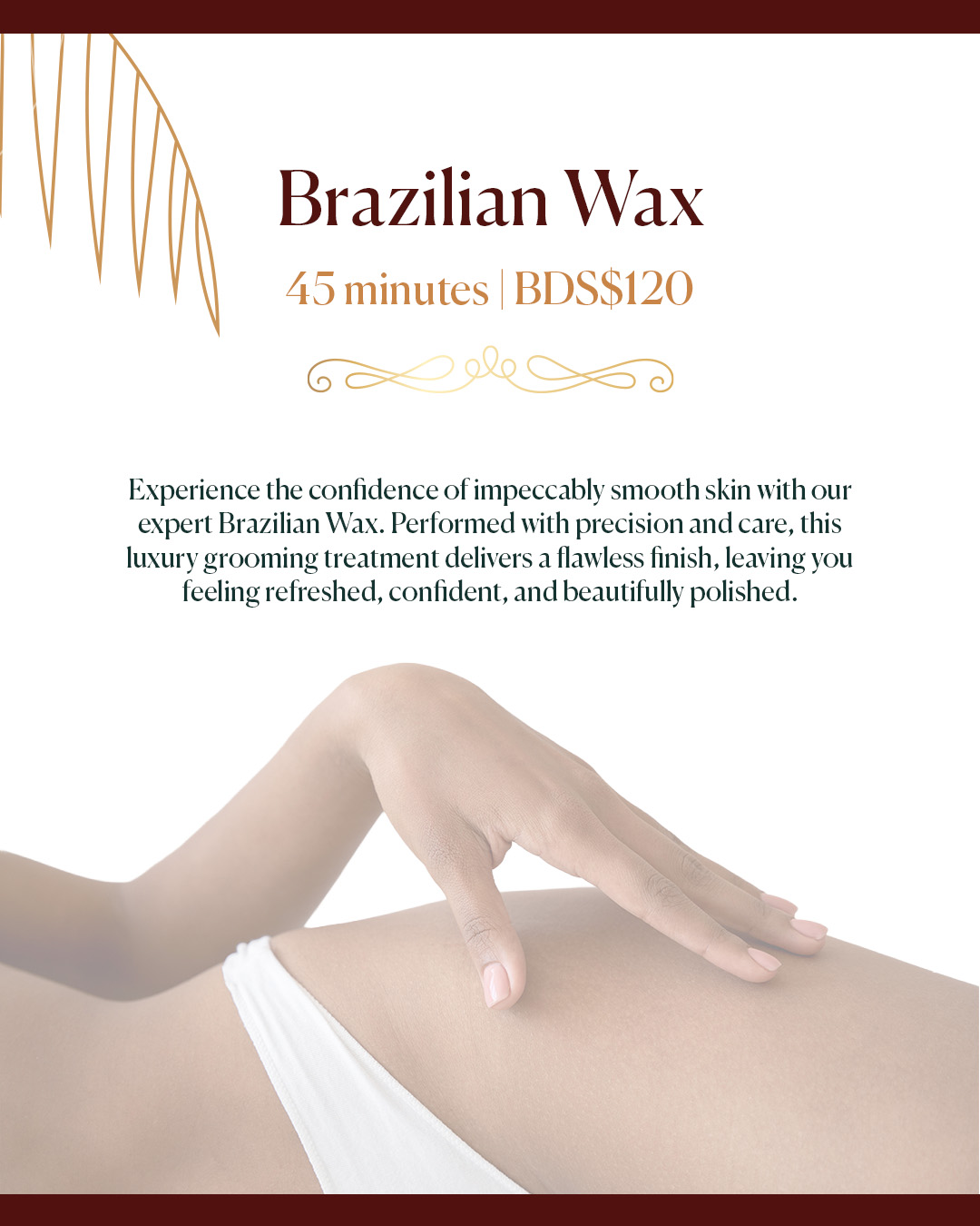 Colony Club July Spa Promotions – Sugar Cane Scrub & Brazilian Wax