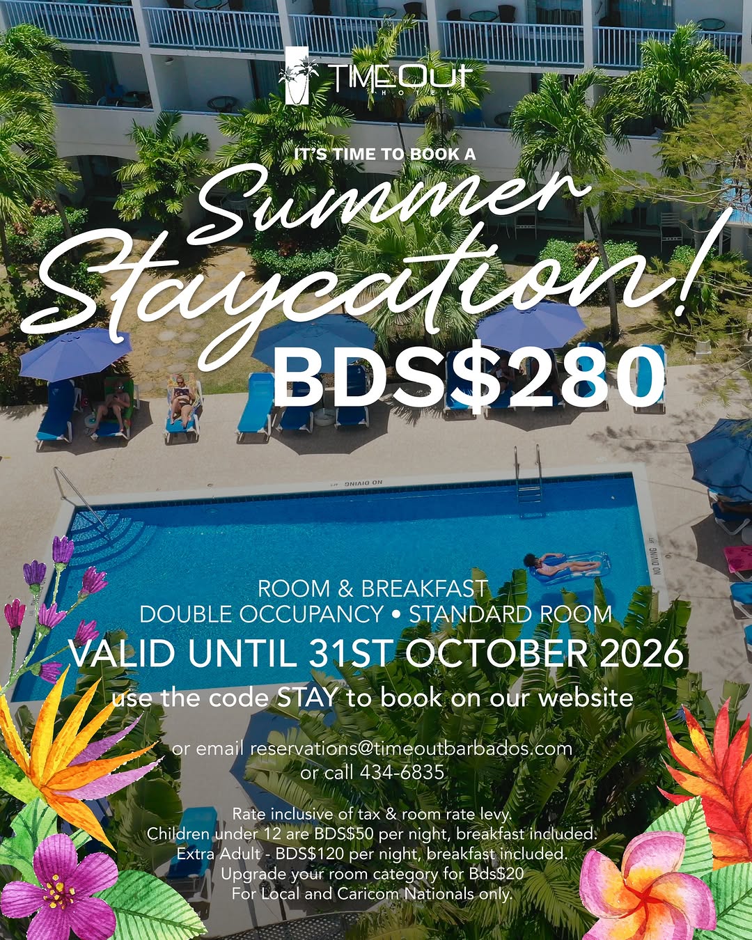 Time Out Hotel Summer Staycation & Day Pass Deals