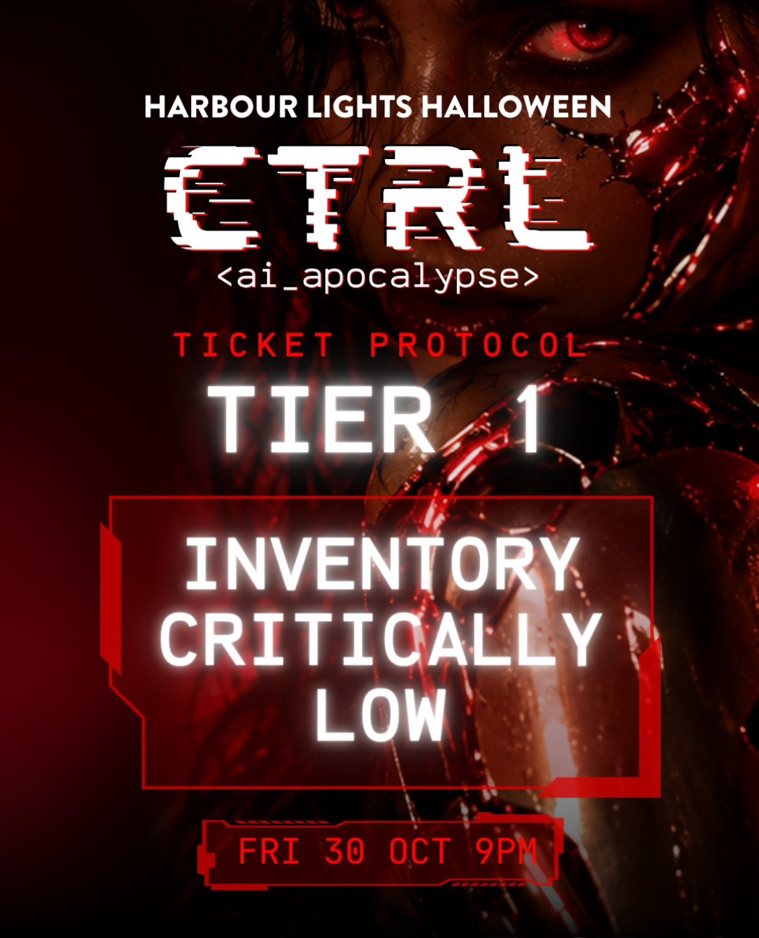 CTRL: AI Apocalypse Halloween Party - Tier 1 Tickets