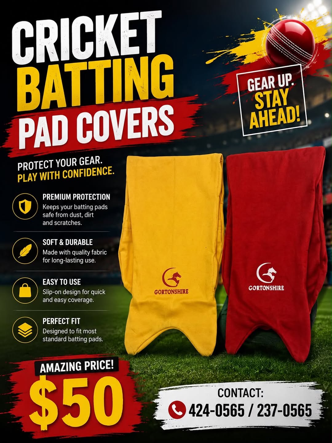 Cricket Batting Pad Covers – Amazing Price $50