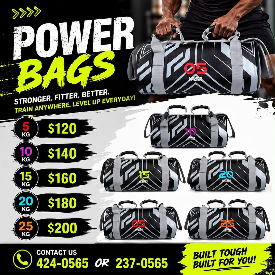 Urban Fitness Power Bags – Multiple Weights Available from $120