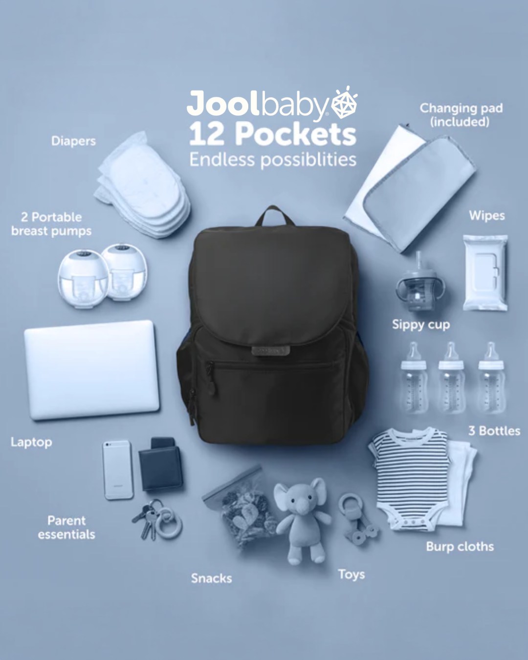 Joolbaby Diaper Backpack – $159.95 at The Baby Barrel