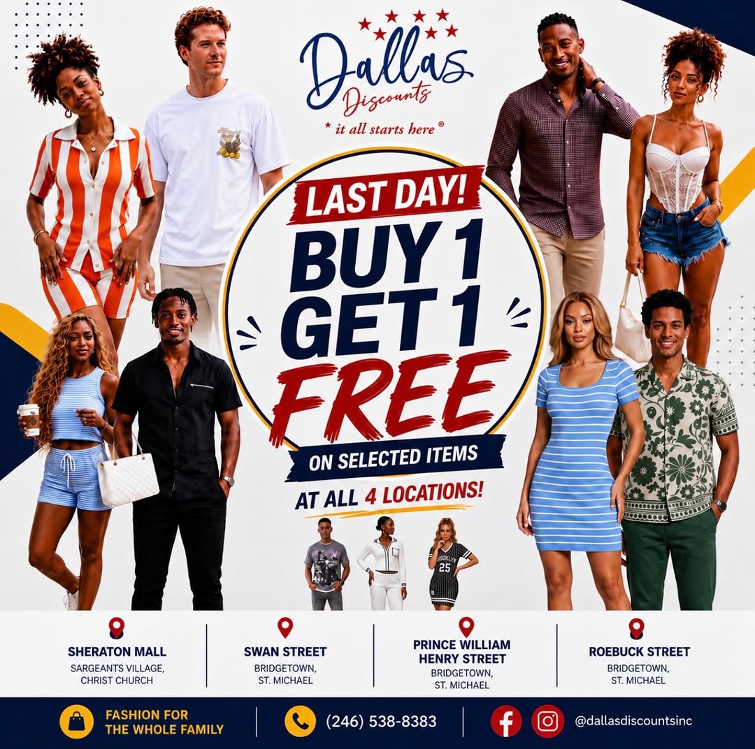 Last Day! Buy 1 Get 1 Free on Selected Items at Dallas Discounts