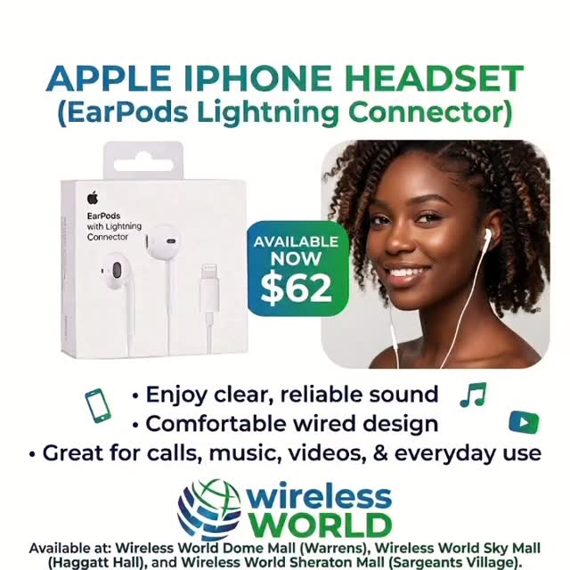 Apple iPhone EarPods Lightning Connector – Available Now at $62