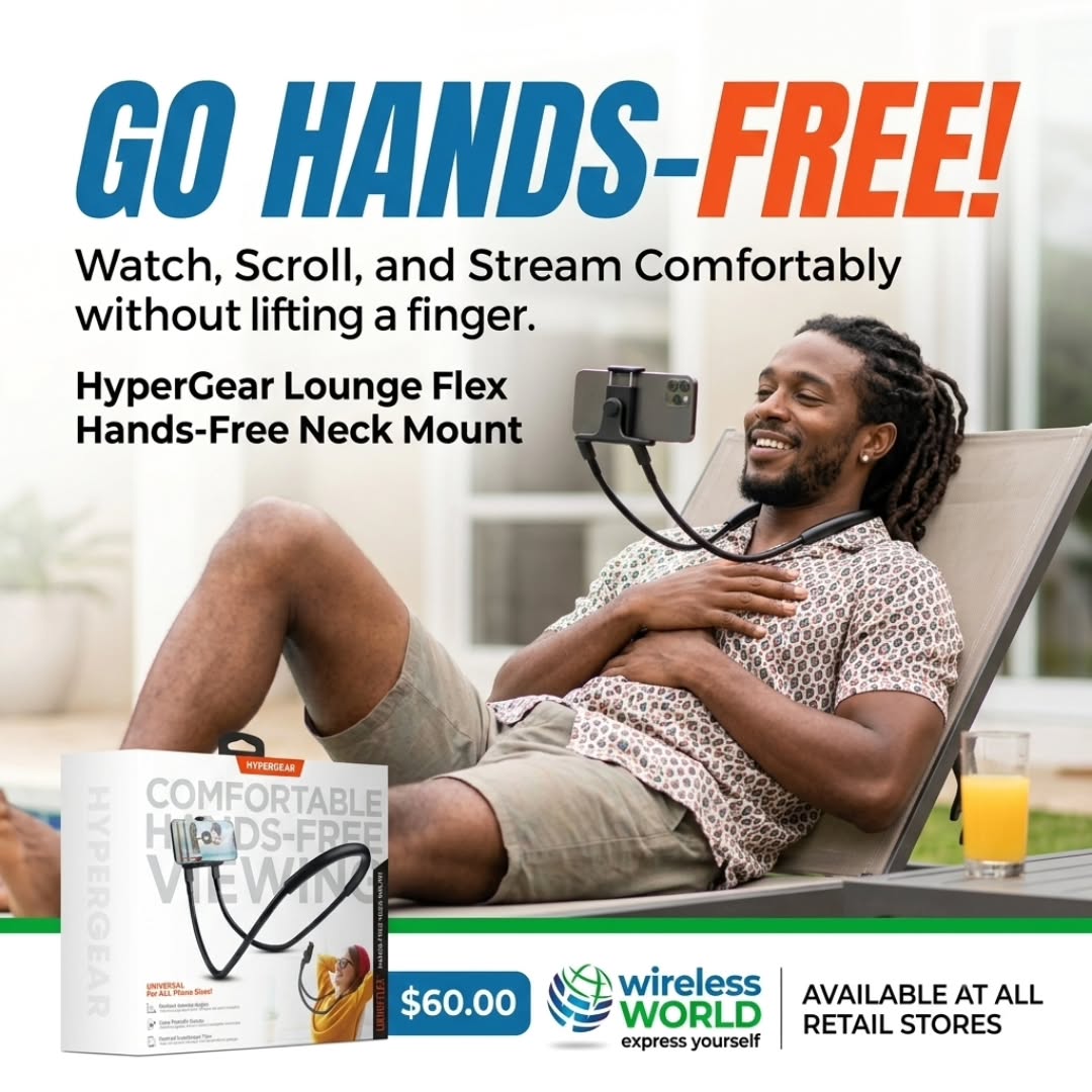 HyperGear Lounge Flex Hands-Free Neck Mount – $60.00