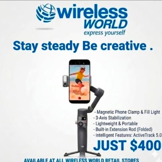 DJI Osmo Mobile 7 Smartphone Gimbal – Just $400