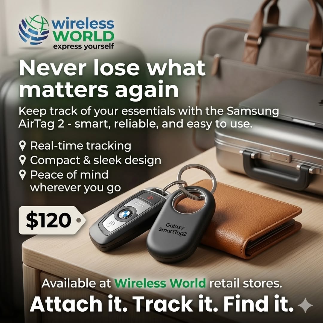 Samsung Galaxy SmartTag2 - $120 at Wireless World