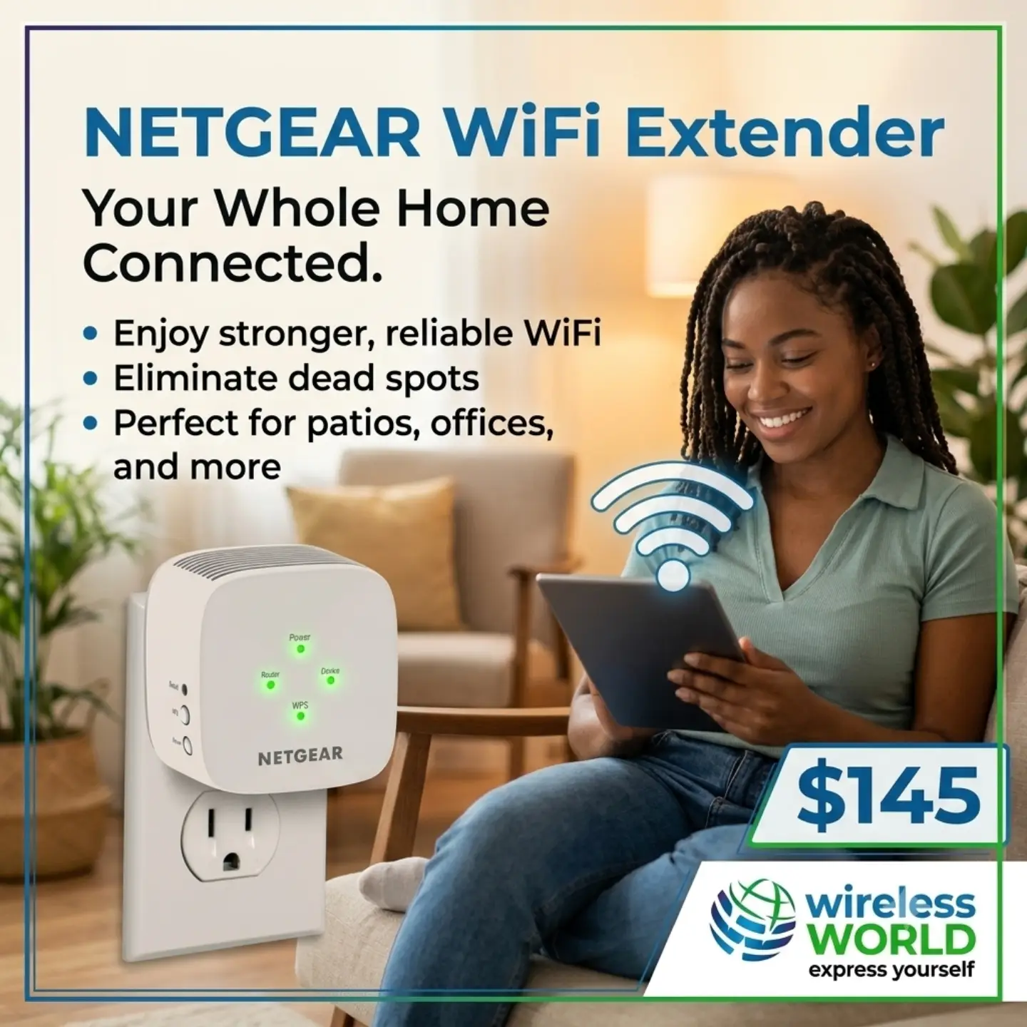 NETGEAR WiFi Extender – $145 at Wireless World
