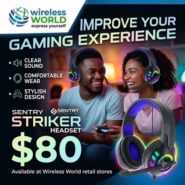 Sentry Striker Gaming Headset – $80 at Wireless World