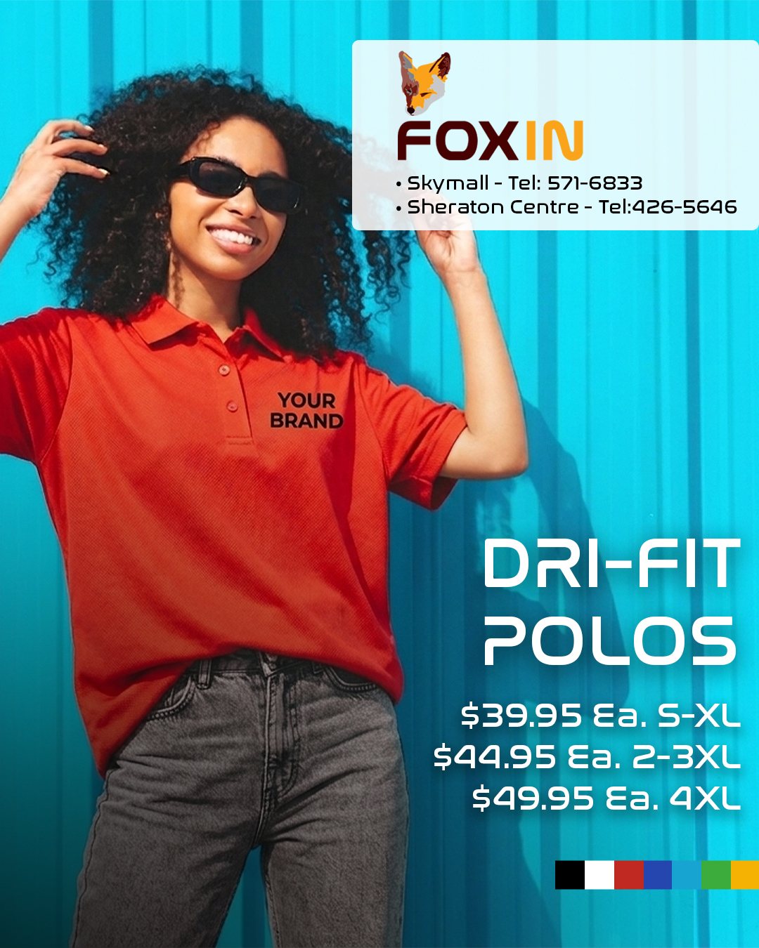 Customizable Dri-Fit Polos with Bulk Discounts – Up to 25% Off