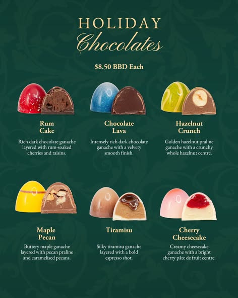 The Green Monkey Chocolatier Holiday Catalog 2026 – Macarons, Chocolates & Advent Calendars