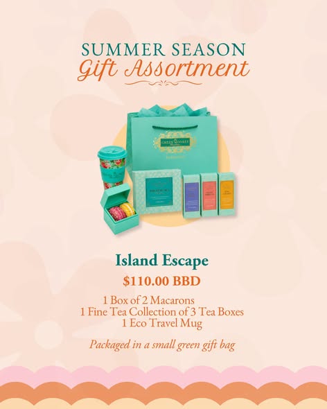 Summer Season Gift Assortments – Starting at $70 BBD