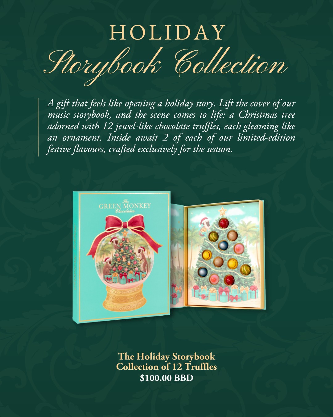 The Green Monkey Chocolatier Holiday Catalog 2026 – Advent Calendars, Macarons & Gift Boxes