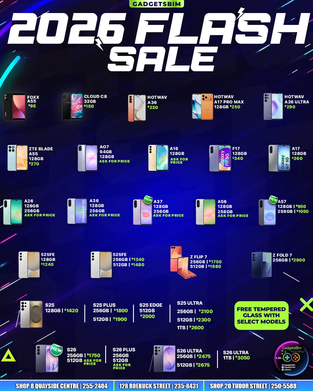 GadgetsBim 2026 Flash Sale – Smartphones from $95, While Stocks Last