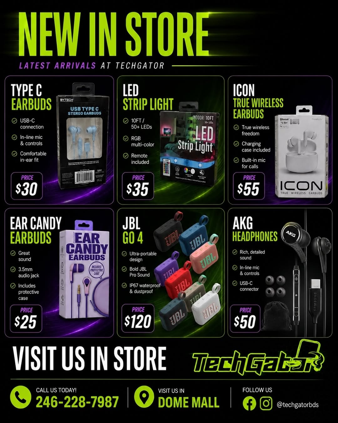 New In Store at Tech Gator – Latest Arrivals with Prices from $25