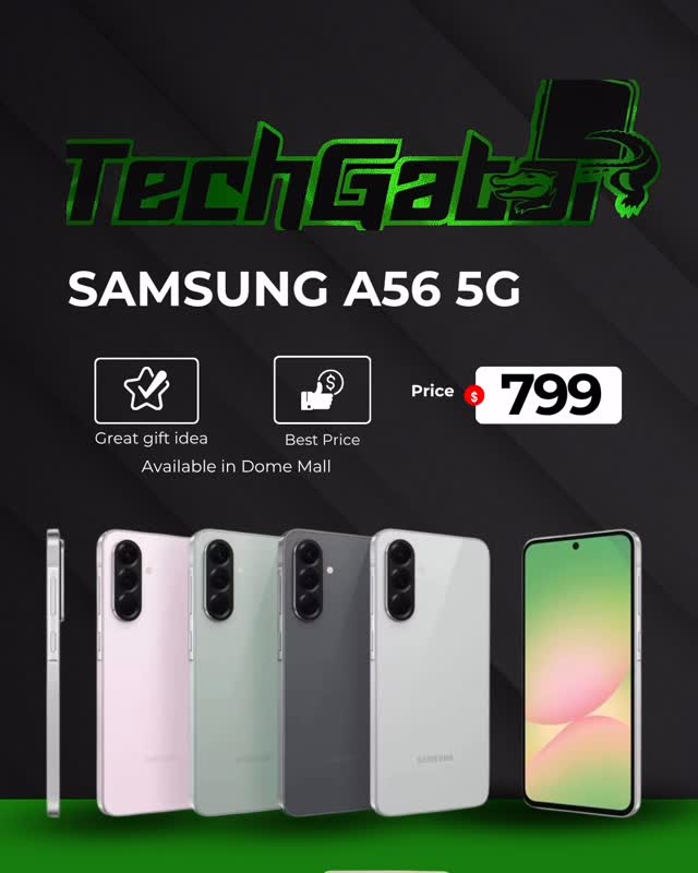 Samsung Galaxy A56 5G Now Available at Tech Gator – $799