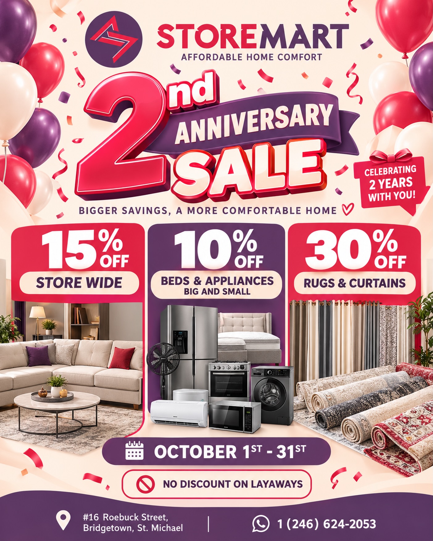 Store Mart 2nd Anniversary Sale – Up to 30% Off