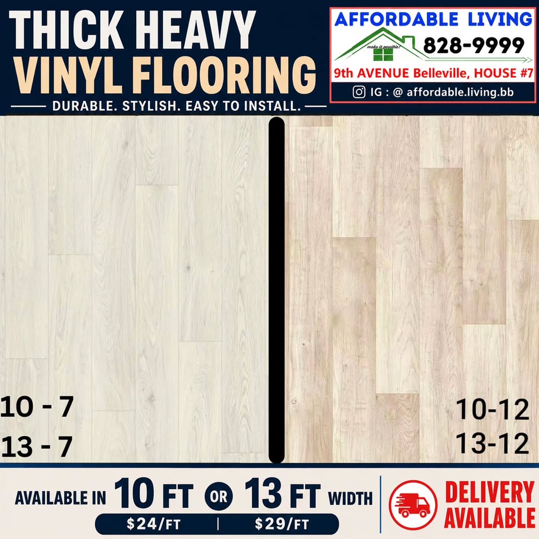 Vinyl Flooring & Artificial Grass Carpet – Priced from $24/ft with Delivery Available