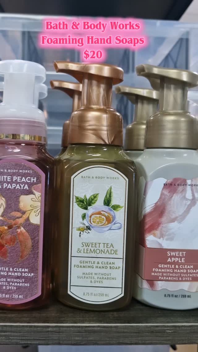 Bath & Body Works Foaming Hand Soaps – $20