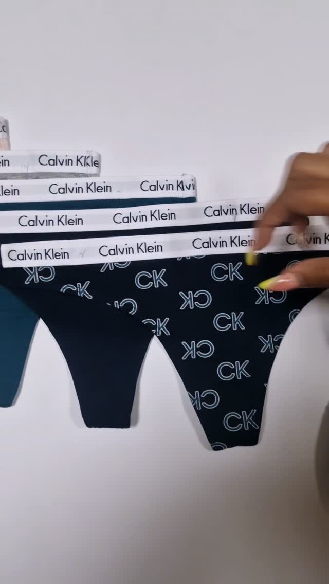 Calvin Klein Cotton Thongs – Only $30!