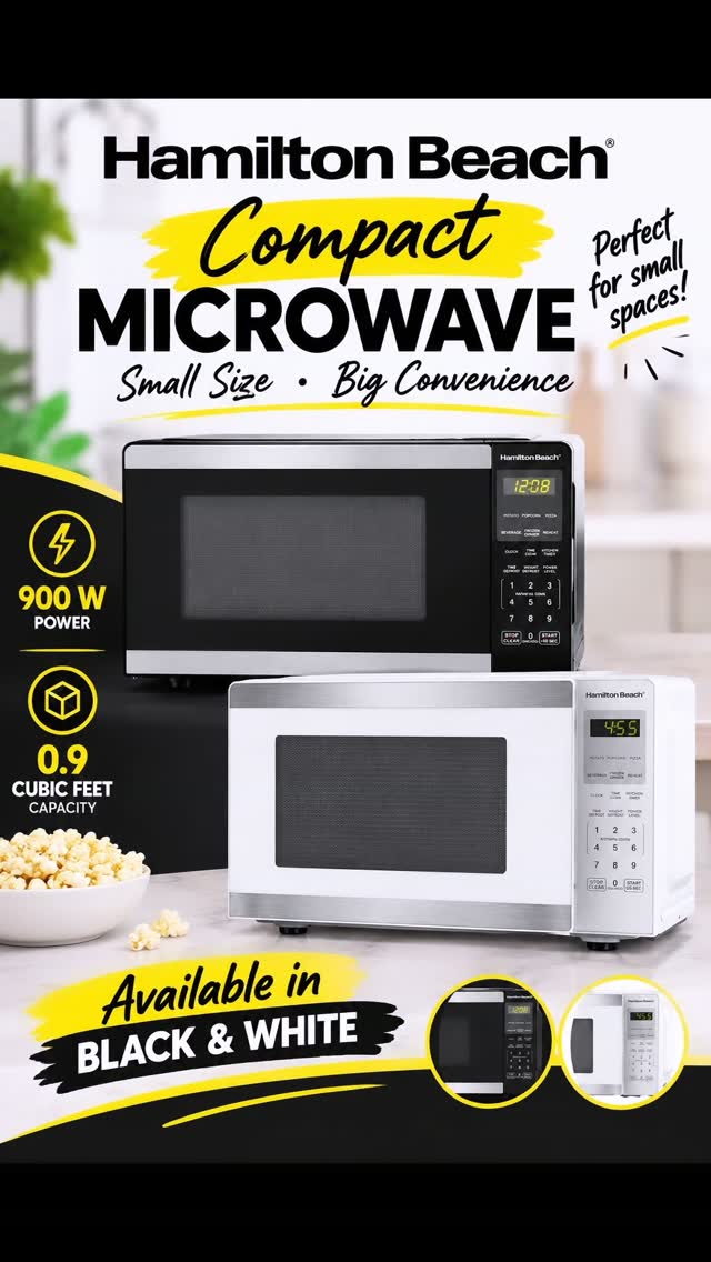 Hamilton Beach Compact Microwave Oven – Only $345