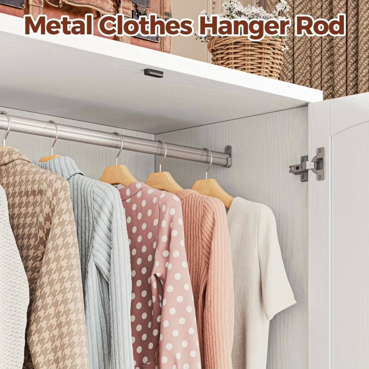 Wooden Armoire Wardrobe – $1150 with Free Islandwide Delivery