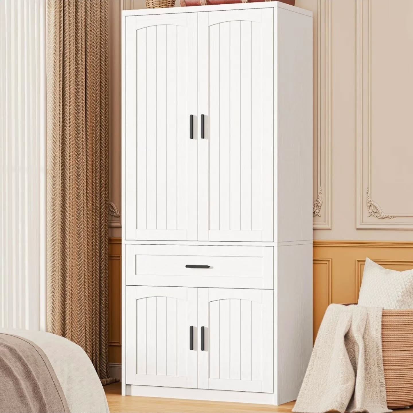 Wooden Armoire Wardrobe – $1150 with Free Islandwide Delivery