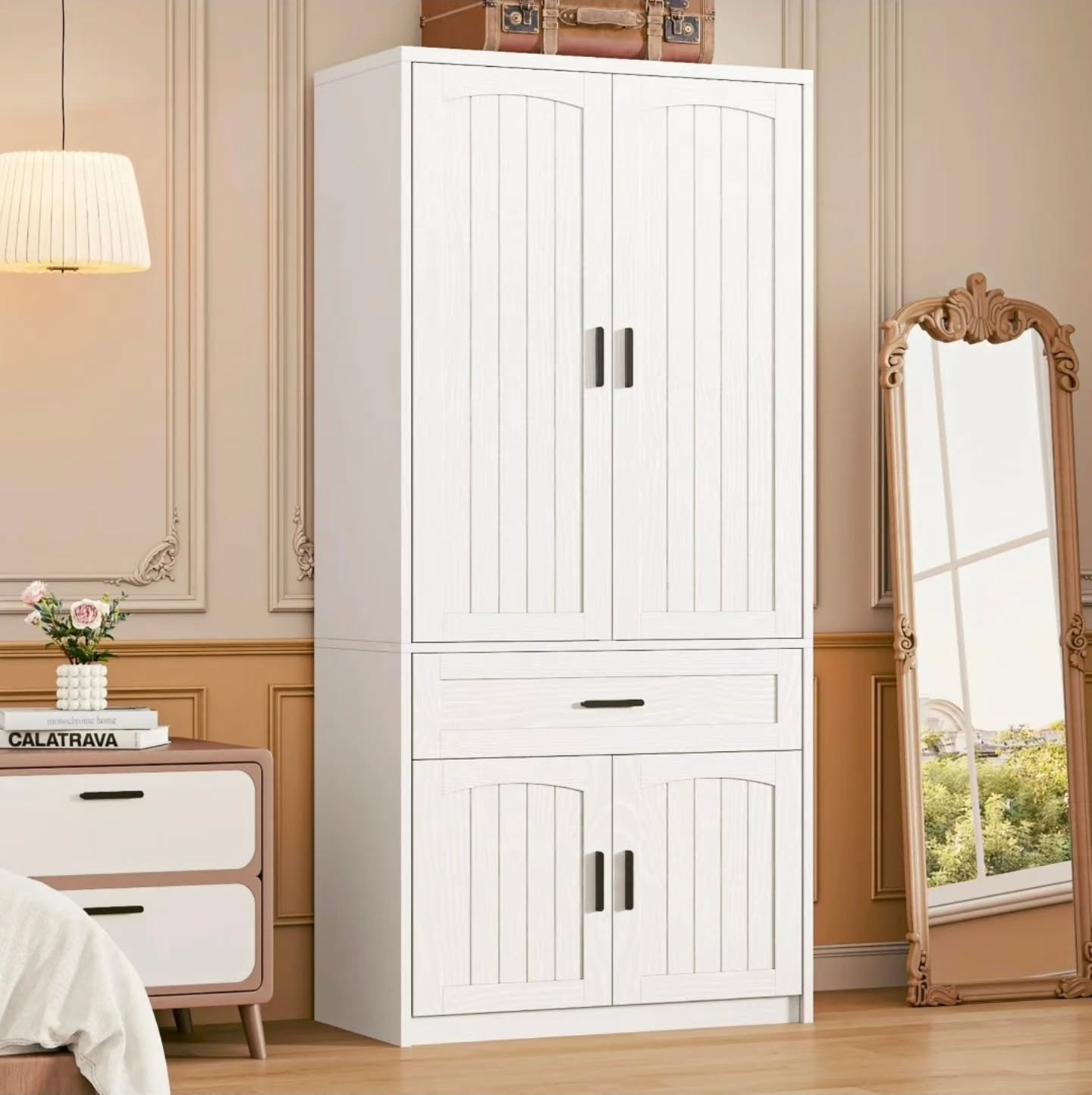 Wooden Armoire Wardrobe – $1150 with Free Islandwide Delivery