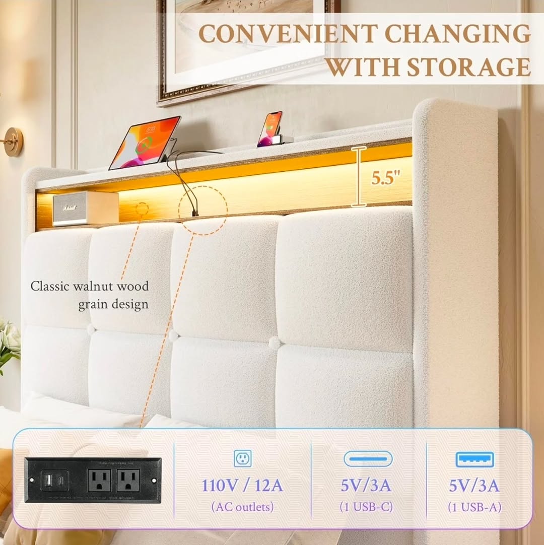 King Size Bedframe – Now $1099 with Free Islandwide Delivery