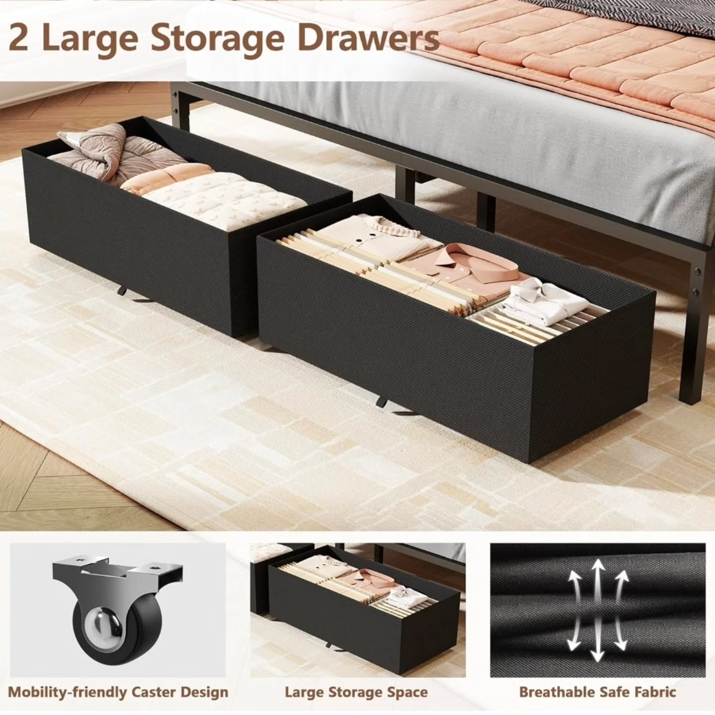 Queen Size Bedframe – Only $875 with Free Islandwide Delivery