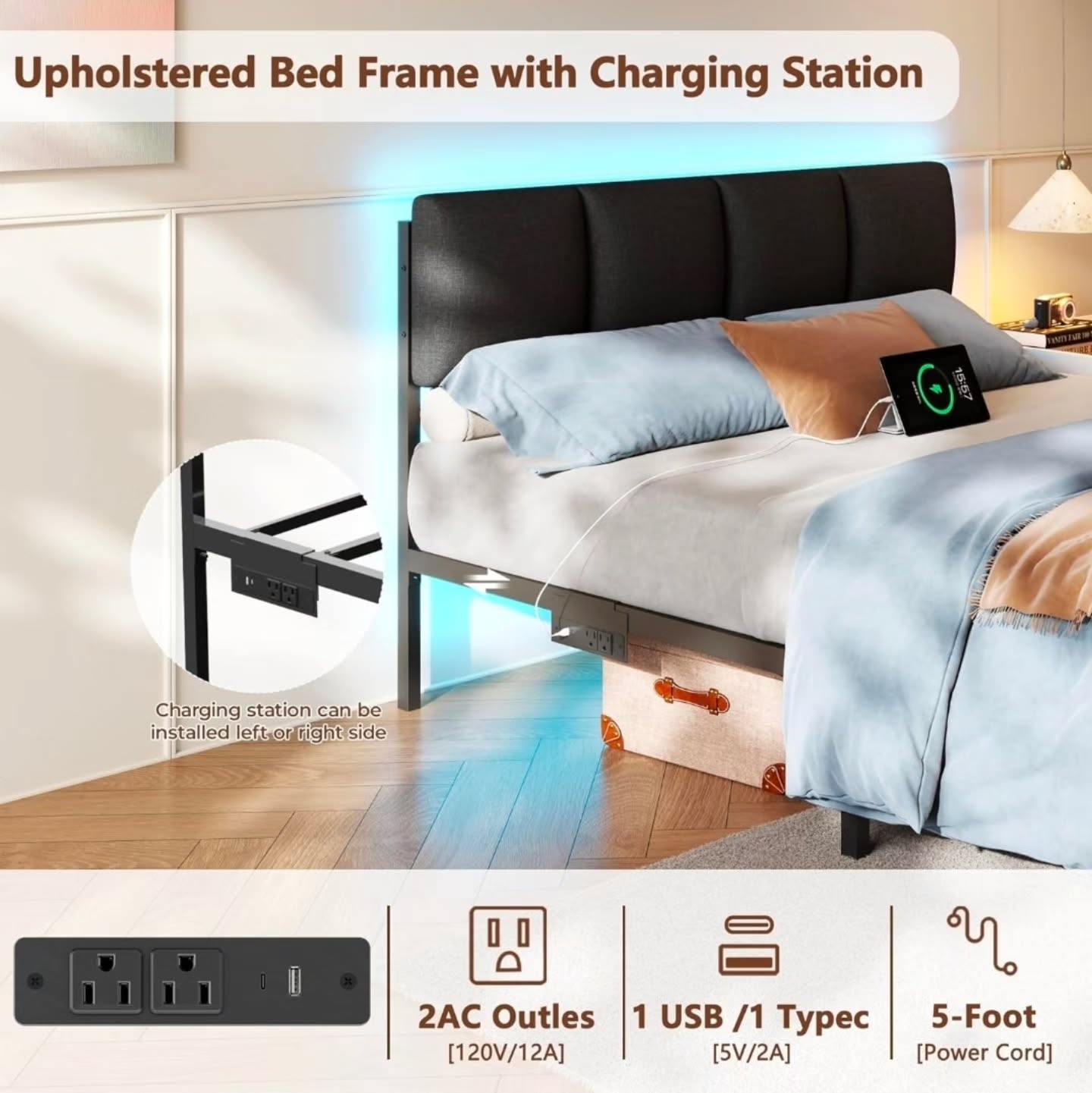 Queen Size Bedframe – Only $875 with Free Islandwide Delivery