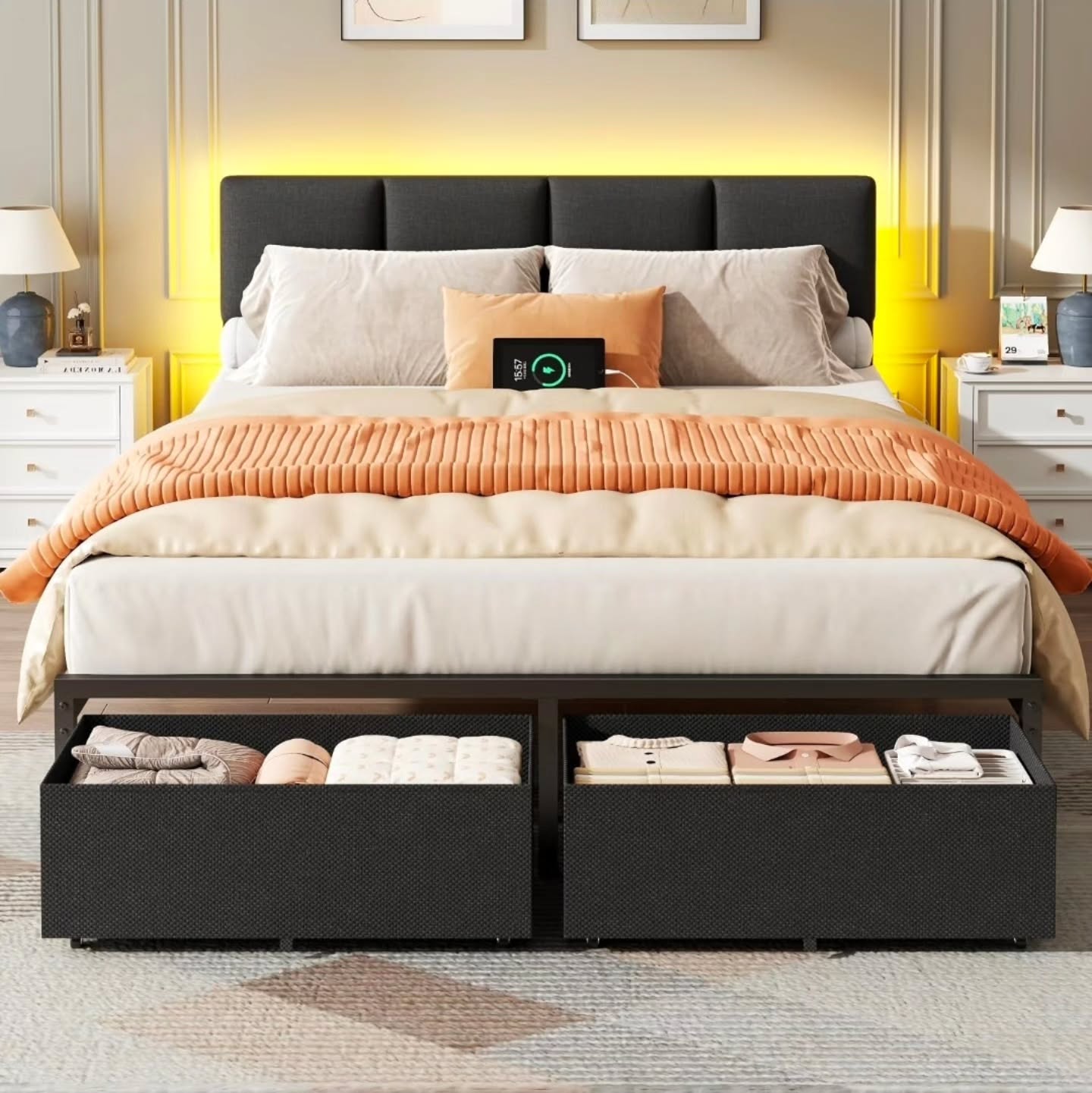 Queen Size Bedframe – Only $875 with Free Islandwide Delivery