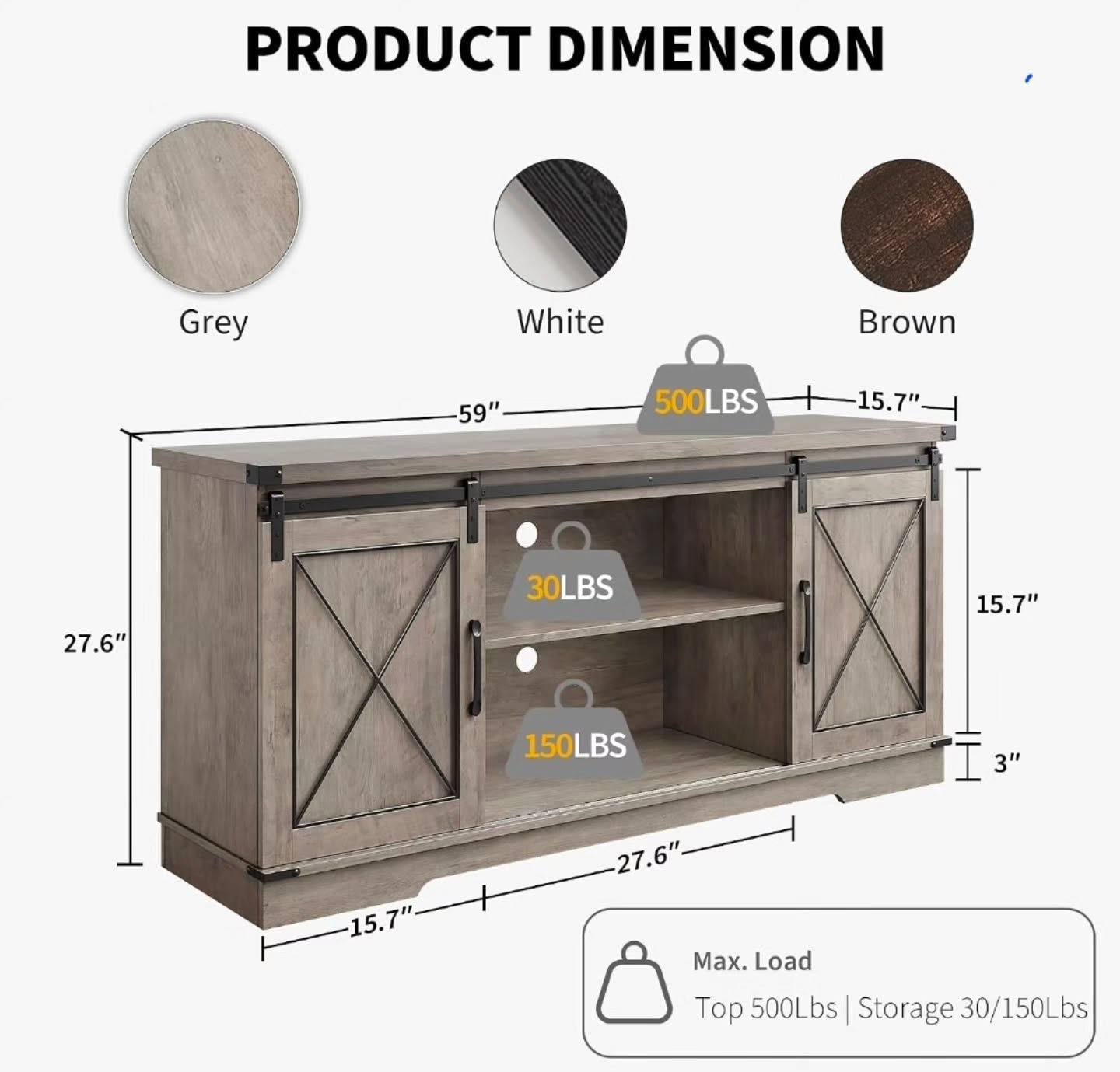 Sliding Door TV Stand – Only $799.99