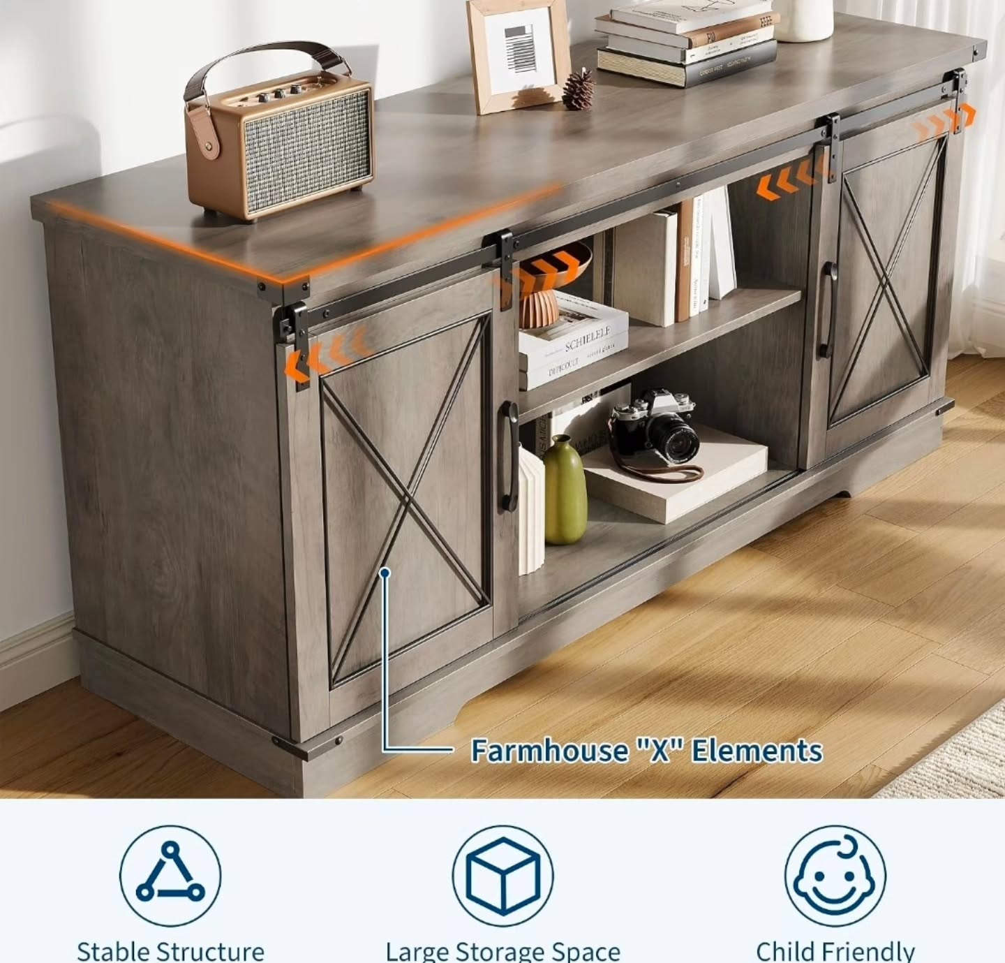 Sliding Door TV Stand – Only $799.99