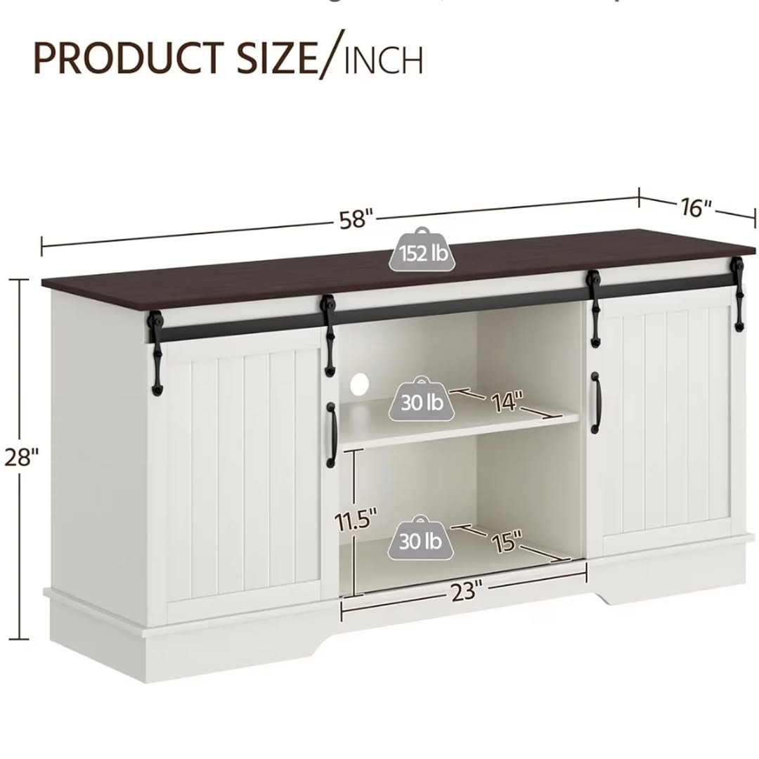 Sliding Door TV Stand - Only $699.99