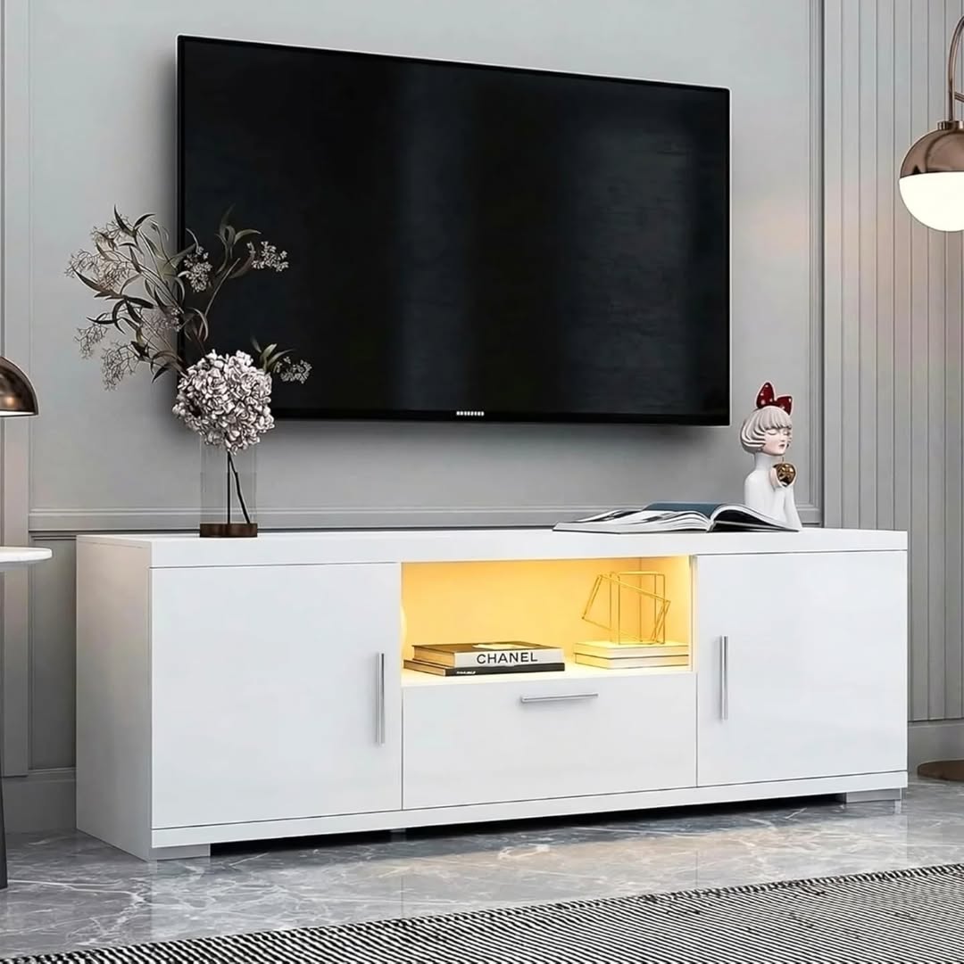 Modern TV Stand with LED Lighting - $649.99