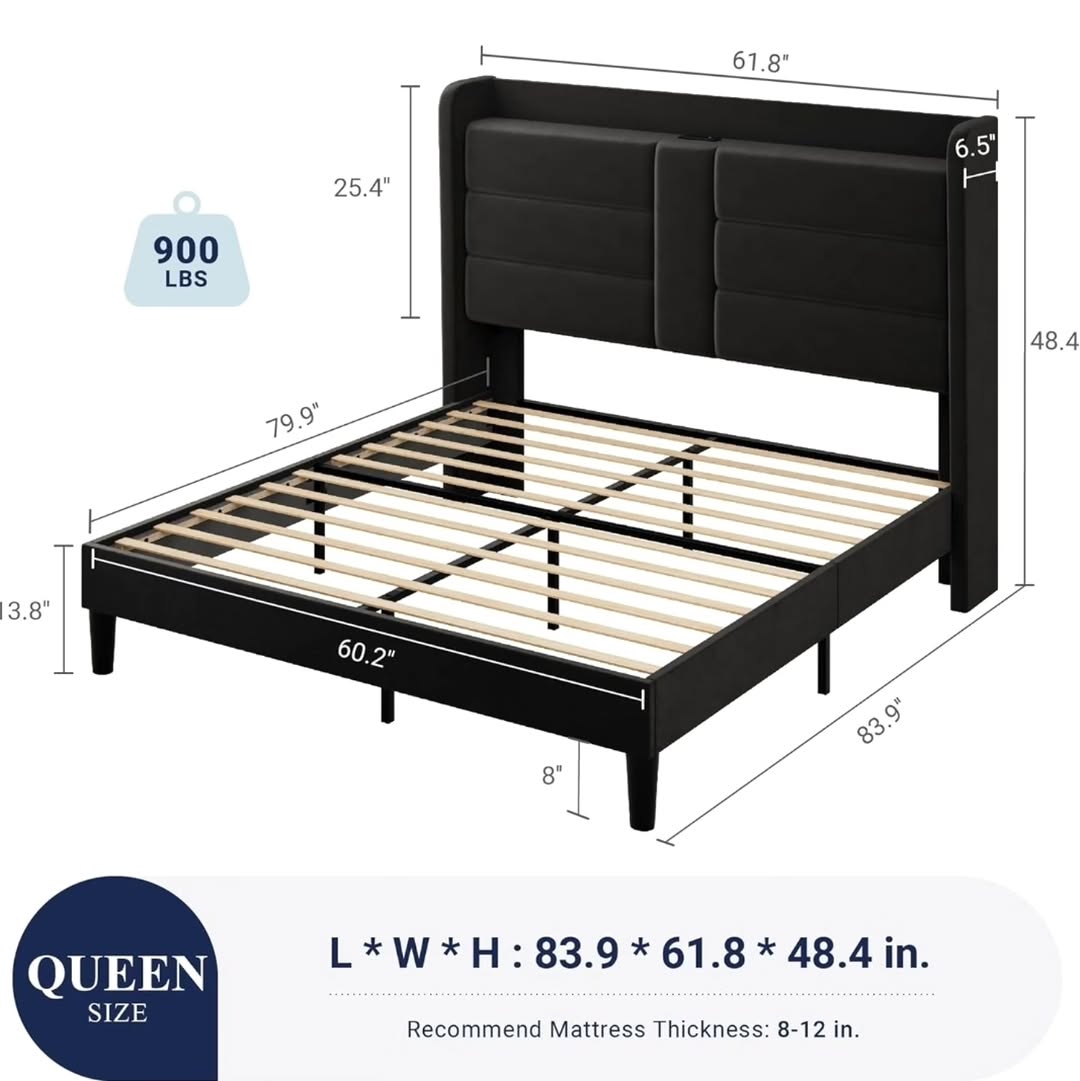 Queen Size Bedframe – Now $995 with Free Islandwide Delivery