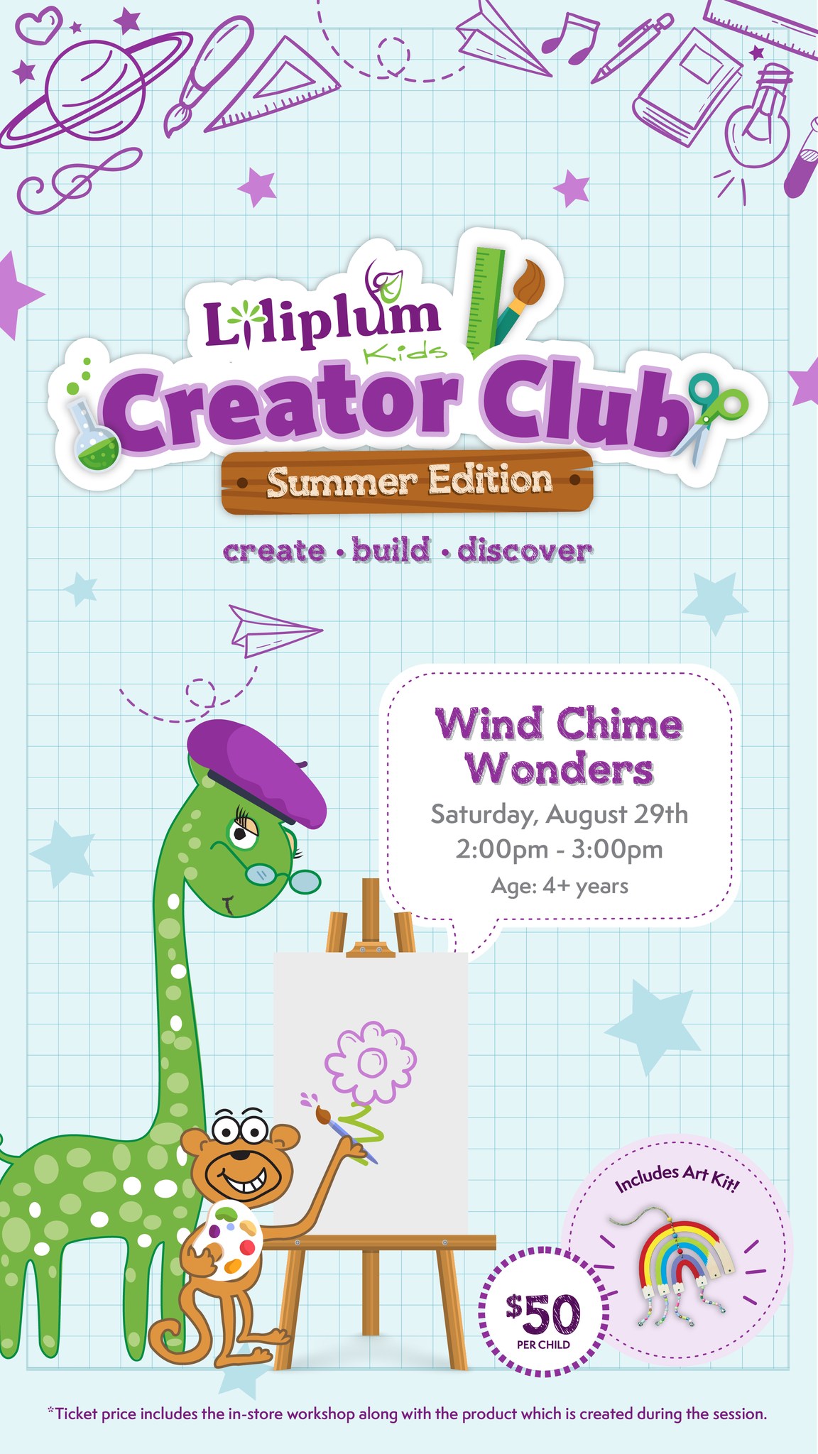 Liliplum Kids Creator Club – Wind Chime Wonders Workshop