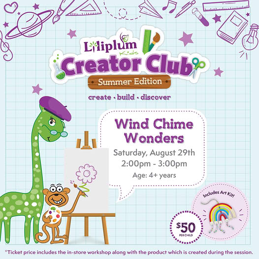 Liliplum Kids Creator Club – Wind Chime Wonders Workshop