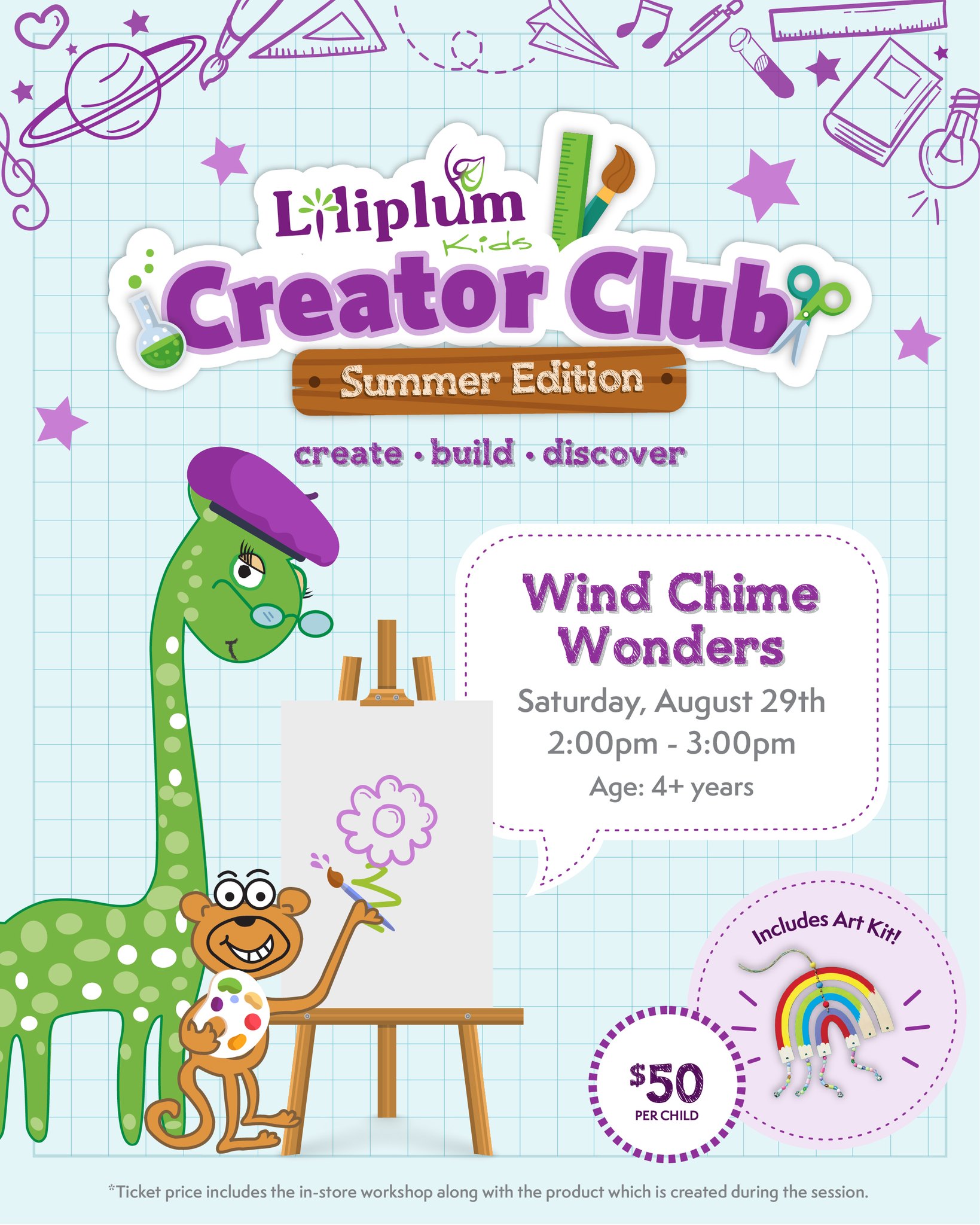 Liliplum Kids Creator Club – Wind Chime Wonders Workshop