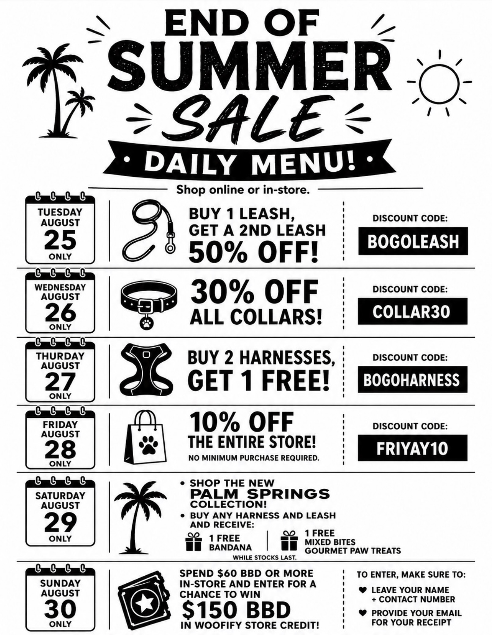 Woofify End of Summer Sale — Daily Deals Aug 25–30