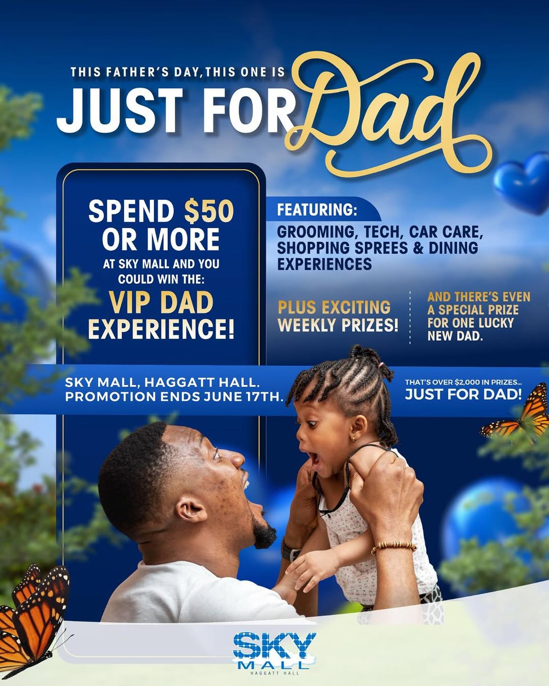 Sky Mall Father's Day VIP Dad Experience – Spend $50+ to Win