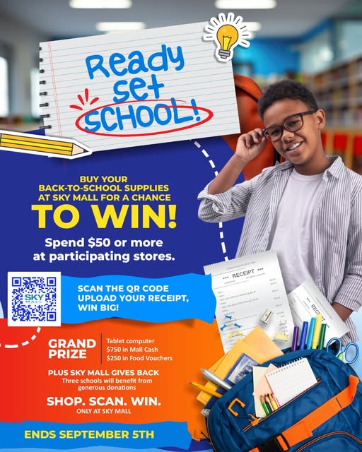 Ready Set School – Shop & Win at Sky Mall Barbados